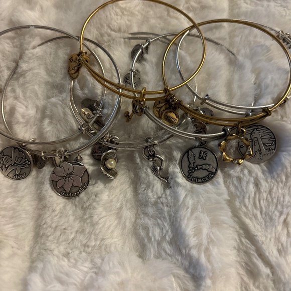 Alex and Ani Bracelets Set of 8 - Picture 1 of 4